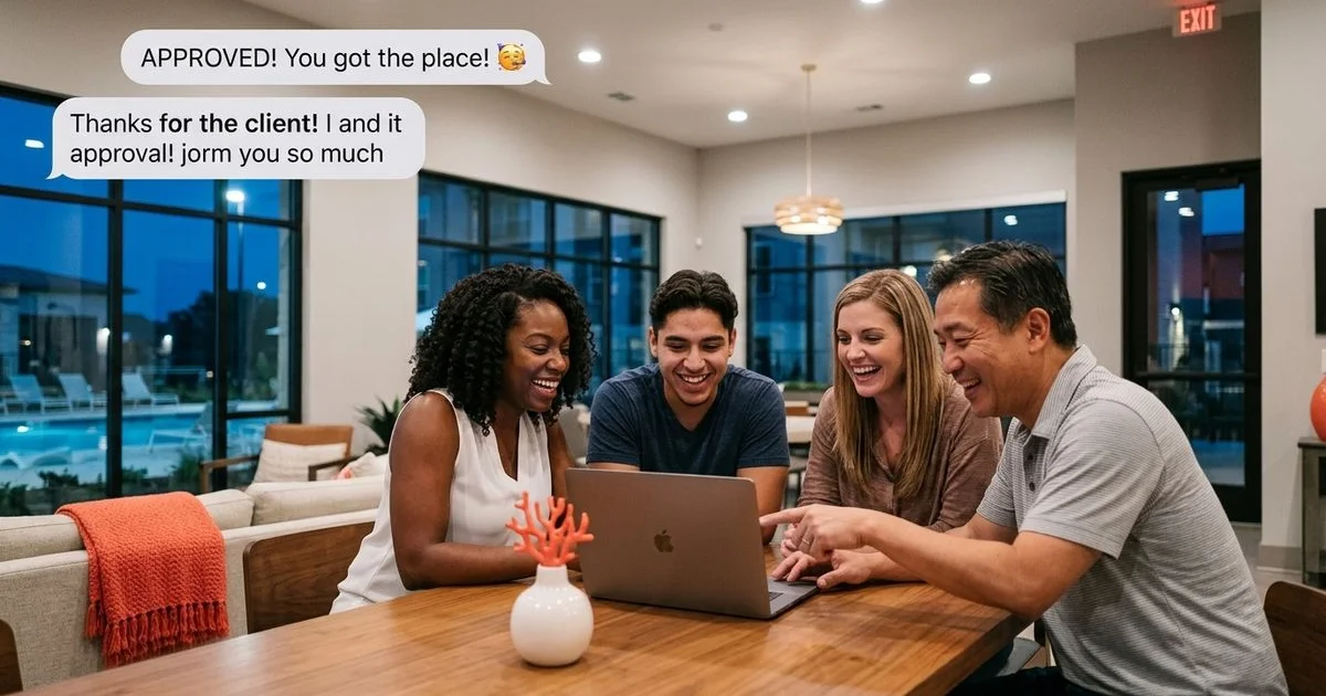 Renter comparing apartment options
